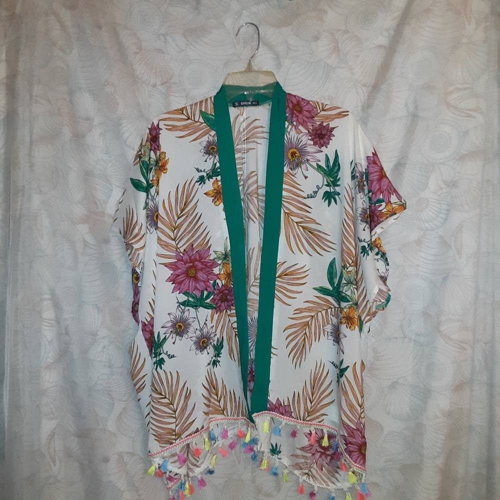 Swim Cover-up Kimono - Picture 4 of 6